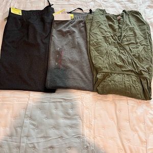 Women’s sweatpants with dress